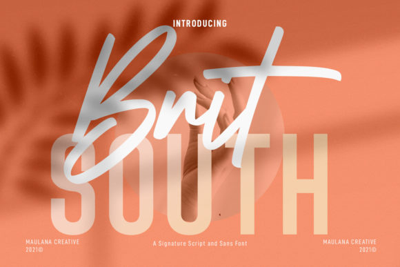Britsouth: A Modern Font Duo for Creative Professionals