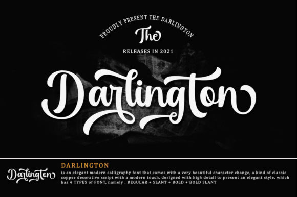 Darlington: The Elegant Script for Modern Design