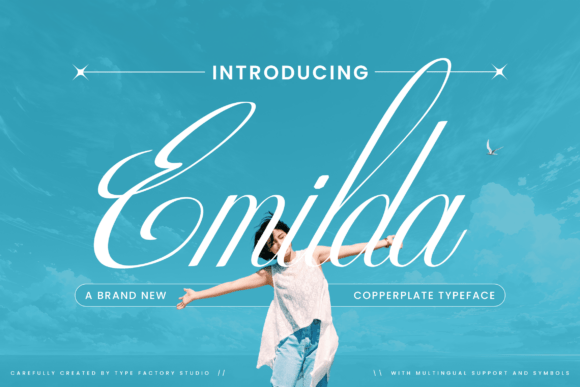 Emilda: A Detailed Look at a Copperplate Script for Modern Design