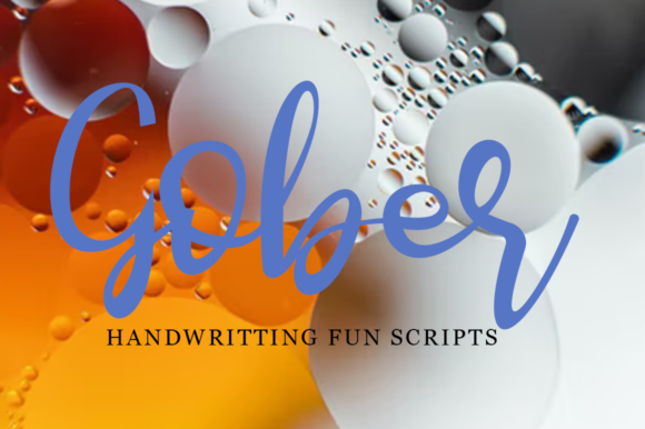 Gober Font: Stylish Script for Confident Projects