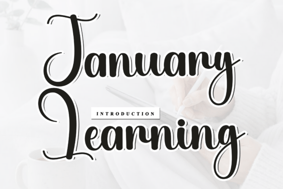 January Learning: The Art of Blending Calligraphy with Modern Brand Identity