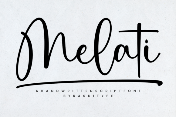 Melati: The Elegant Script for Modern Design