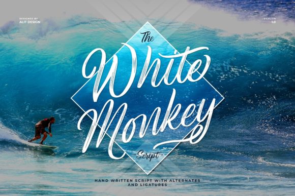 White Monkey: The Delicate Script Font for Elegant Designs